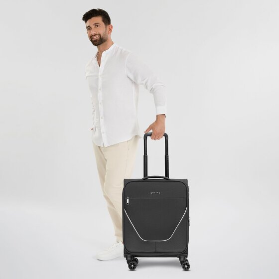 Stratic taska 4-roues trolley cabine S 55 cm avec soufflet d'extension