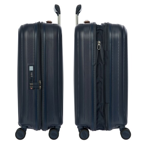 Bric's Taormina 4 roulettes Trolley S 57 cm avec soufflet d'extension