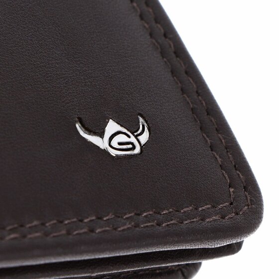 Golden Head Polo Porte-monnaie Protection RFID Cuir véritable 11 cm