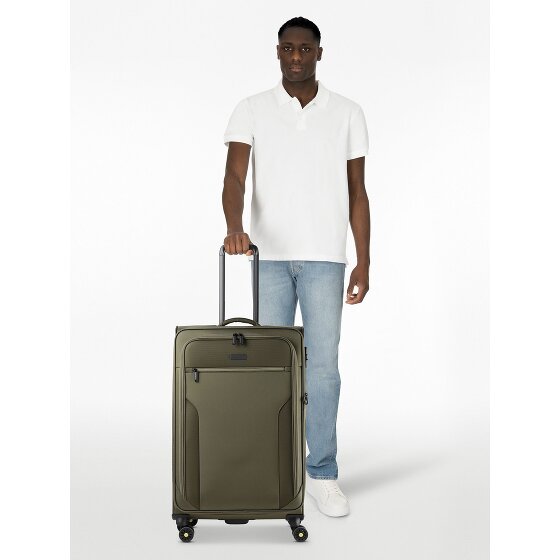 d&n Travel Line 9704 4 roues Valise cabine L 78 cm avec soufflet d'extension