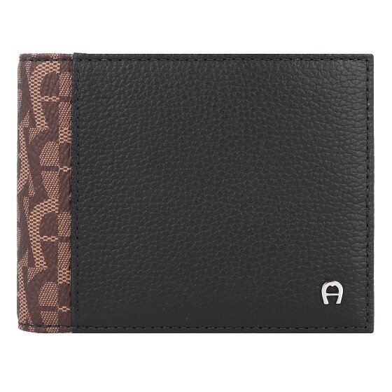 AIGNER Porte-monnaie Logo RFID cuir 11 cm