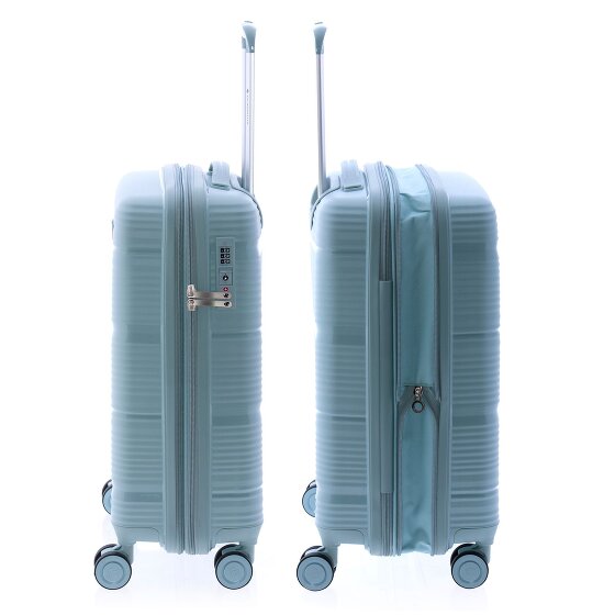 Gladiator 0800 4 roulettes Trolley 55 cm avec soufflet d'extension