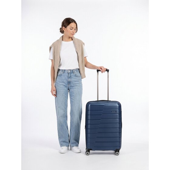 Travelite Air Base 4 roues Valise cabine 67 cm avec soufflet d'extension