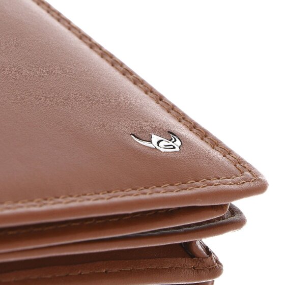 Golden Head Polo Porte-monnaie Protection RFID Cuir véritable 11.5 cm