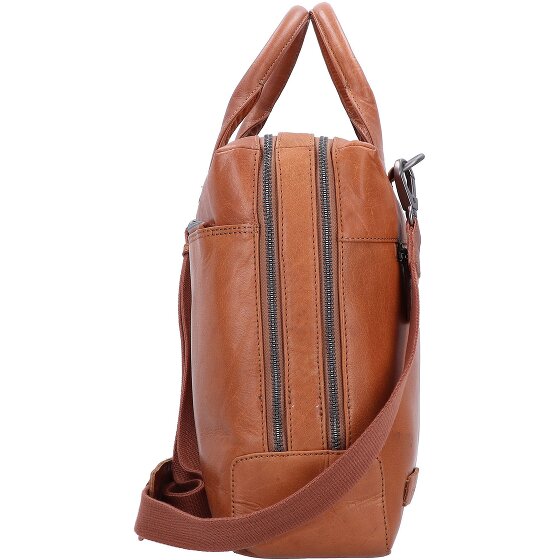 Plevier Rock Flint Porte-documents Protection RFID Cuir 41 cm Compartiment pour ordinateur portable