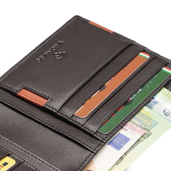 Roncato Monaco Porte-monnaie Protection RFID Cuir 12 cm