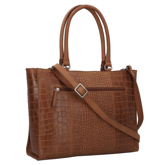 Burkely Cool Colbie Sac de shopper Cuir véritable 35 cm Compartiment ordinateur