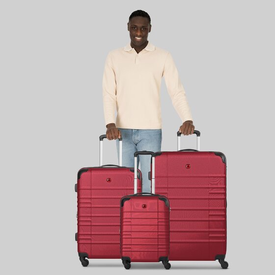 Wenger Amplar Evo 4 roulettes Set de valises 3 pièces avec soufflet d'extension