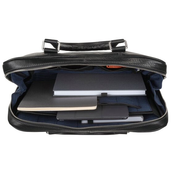 Leonhard Heyden Bergamo Attaché-case Cuir véritable 38 cm Compartiment ordinateur