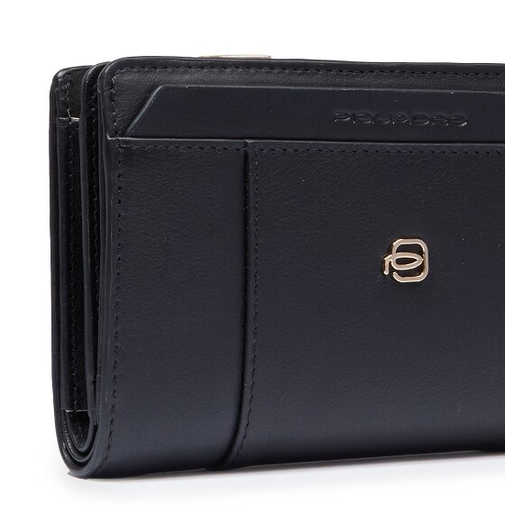 Piquadro Circle Porte-monnaie Protection RFID Cuir véritable 14.5 cm