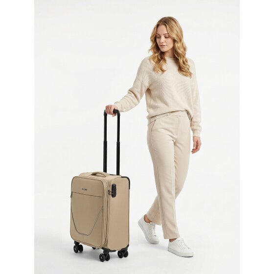 Stratic taska 4 roues Valise cabine S 55 cm avec soufflet d'extension