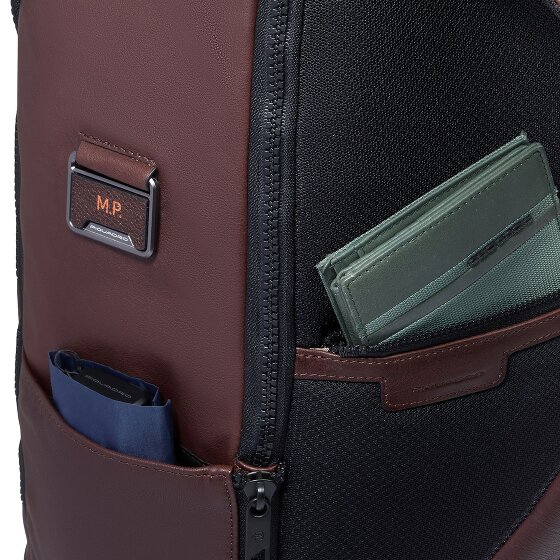 Piquadro Harper Daypack Cuir 44 cm Compartiment pour ordinateur portable