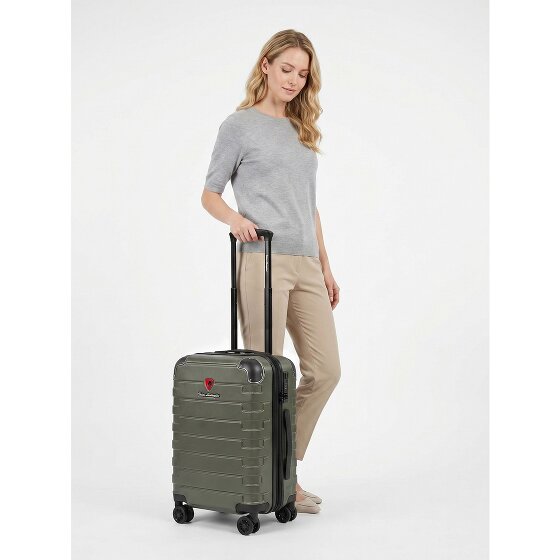 Tonino Lamborghini Milano 4 roues Valise cabine S 54 cm avec soufflet d'extension