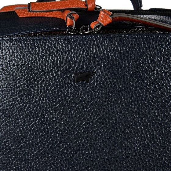 Braun Büffel Novara Sac à dos professionnel Cuir véritable 40 cm Compartiment ordinateur