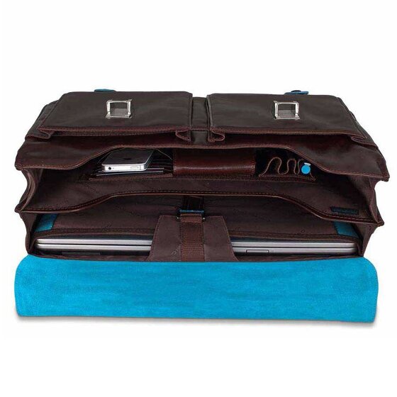 Piquadro Blue Square Porte-documents en cuir 43 cm Compartiment pour ordinateur portable