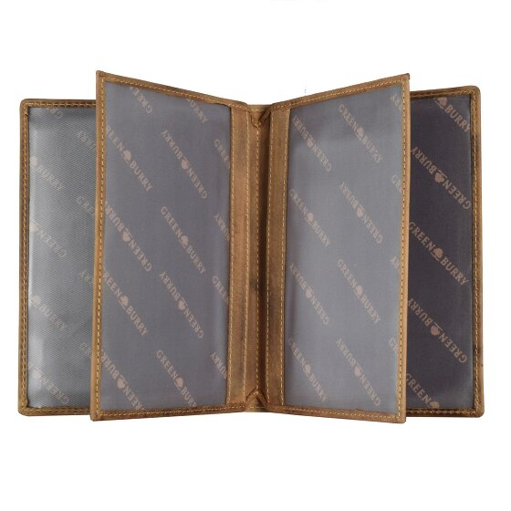 Greenburry Porte-cartes d'identité Vintage Hirsch en cuir 12 cm