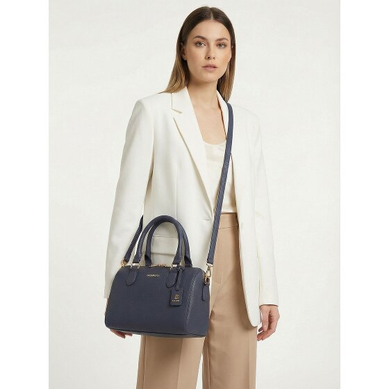 Lazarotti Sac bowling en cuir de Bologne, sac à main, sac à bandoulière, Cuir, 26 cm