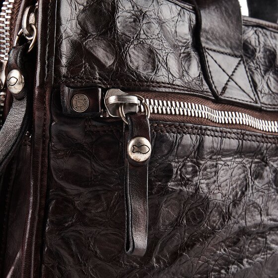 Campomaggi Noce Attaché-case Cuir véritable 38 cm