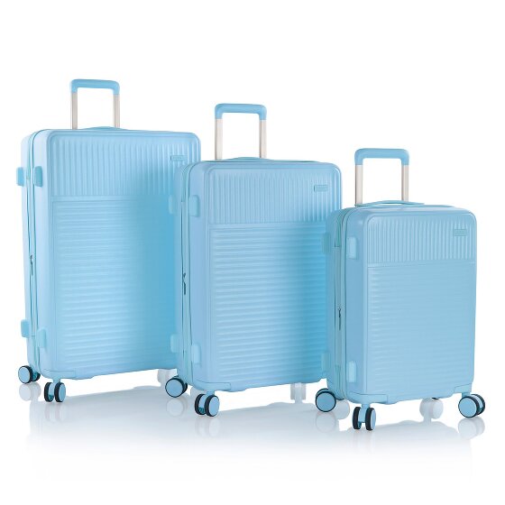 Heys Pastel 4 roulettes Set de valises 3 pièces avec soufflet d'extension