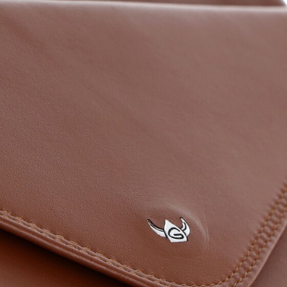 Golden Head Polo Portefeuille d'embrayage Protection RFID Cuir véritable 22 cm