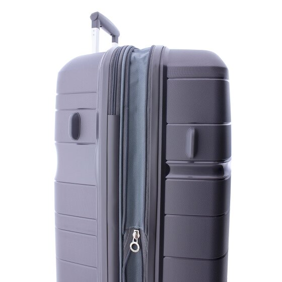 Gladiator 3800 4 roulettes Trolley 77 cm avec soufflet d'extension