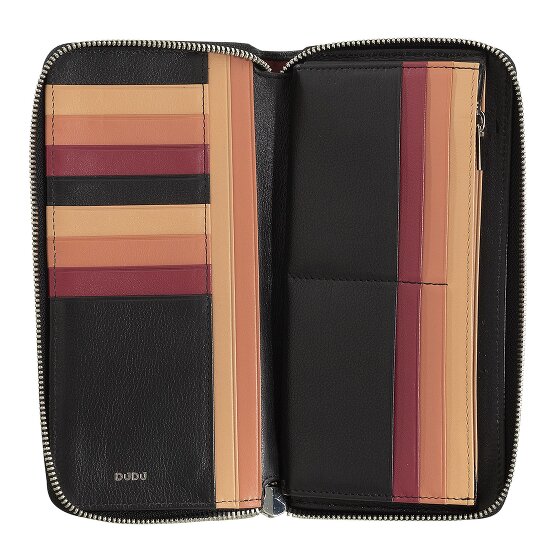 DuDu Ustica Porte-monnaie Protection RFID Cuir véritable 20 cm