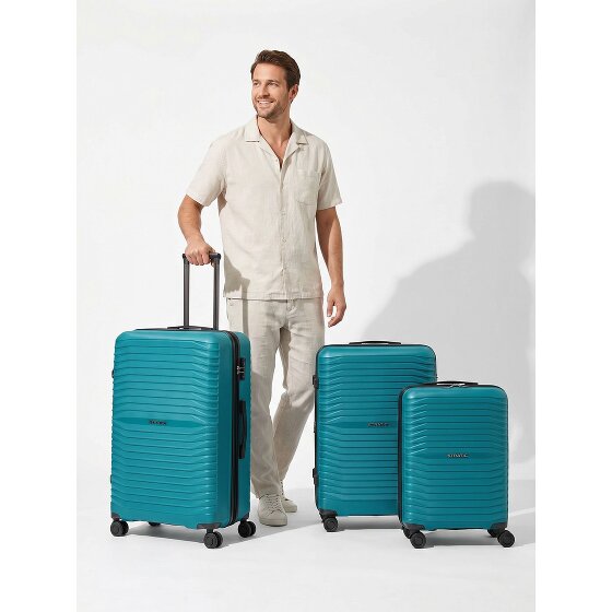 Stratic Shine 4 roues Set de valises 3 pièces avec soufflet d'extension