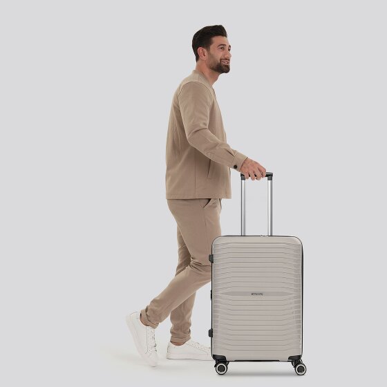 Stratic Shine 4 roues trolley 65 cm avec soufflet extensible