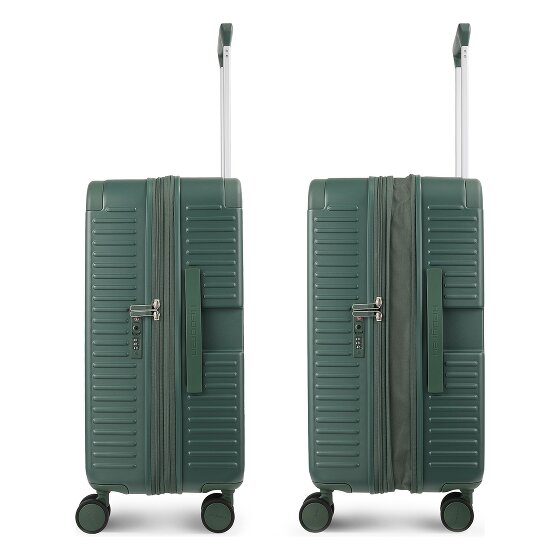 Hedgren Raku 4 roulettes Trolley 65.5 cm avec soufflet d'extension