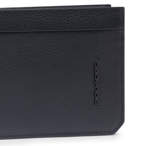 Piquadro Russell Porte-monnaie Protection RFID Cuir véritable 11 cm