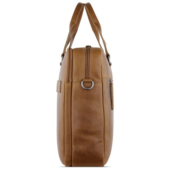 Klondike 1896 Gold Brain Porte-documents en cuir 35 cm Compartiment pour ordinateur portable