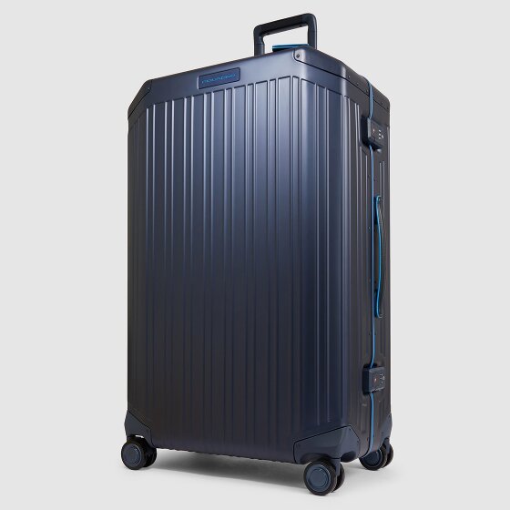 Piquadro Valise cabine PQ-Alub à 4 roues en aluminium, 79 cm
