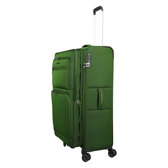 Travelite Cubis 4 roues Valise cabine L 83 cm avec soufflet d'extension
