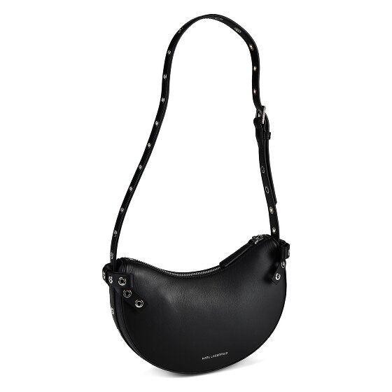Karl Lagerfeld Autograph Sac à bandoulière Cuir véritable 26 cm