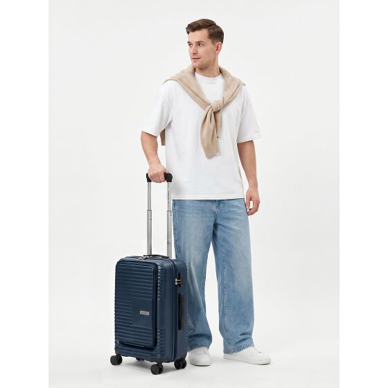 Redolz Essentials 17 2.0 4 roues Valise cabine 55 cm Compartiment ordinateur avec soufflet d'extension