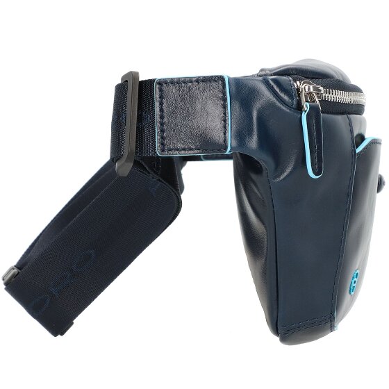 Piquadro Blue Square Sac banane en cuir 29 cm