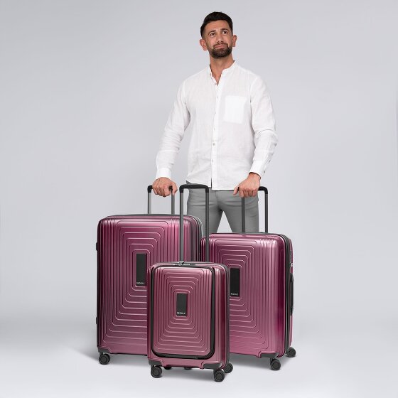 Redolz Essentials 14 4 roulettes Set de valises 3 pièces avec soufflet d'extension