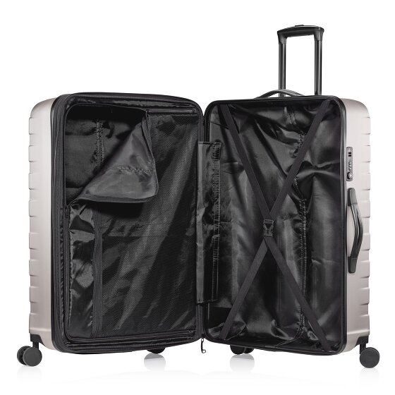 Pack Easy Clipper by Pack Easy Kosmo 4 roulettes Trolley 75 cm avec soufflet d'extension