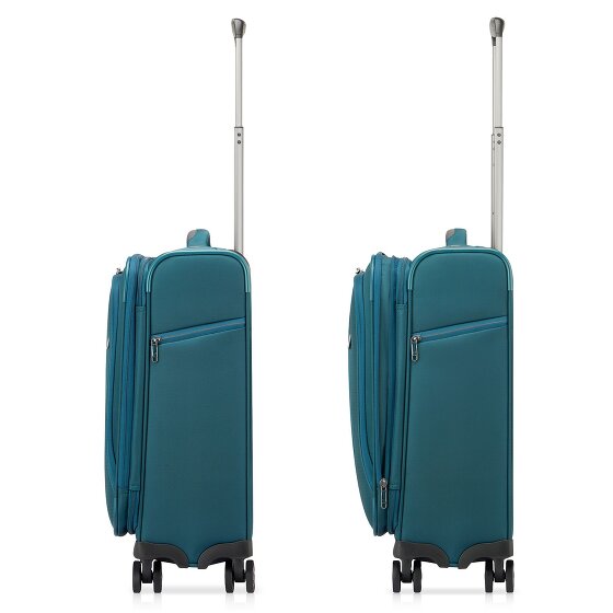 Roncato City 3.0 4 roulettes Trolley de cabine S 55 cm avec soufflet d'extension