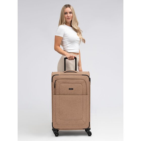 Redolz Essentials 12 LARGE 4 roulettes Trolley 79 cm avec soufflet d'extension