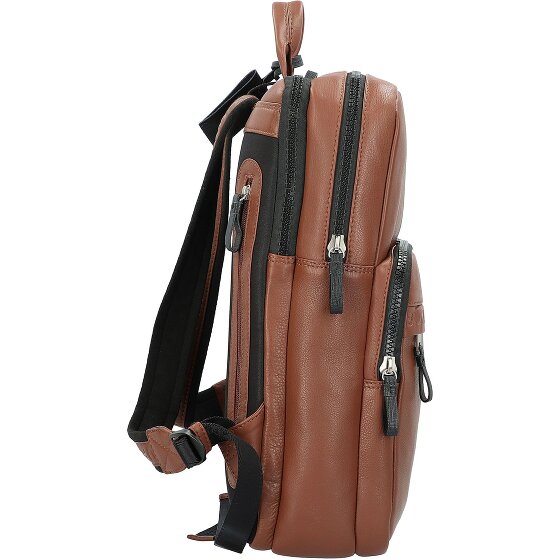 Burkely Bold Bobby sac à dos en cuir 40 cm compartiment pour ordinateur portable