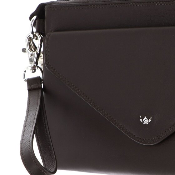 Golden Head Polo Portefeuille d'embrayage Protection RFID Cuir véritable 22 cm