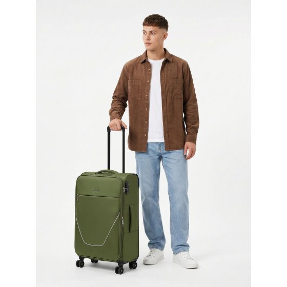 Stratic taska 4 roues Valise cabine M 65 cm avec soufflet d'extension