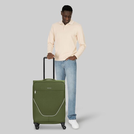 Stratic taska 4 roues trolley M 65 cm avec soufflet d'extension