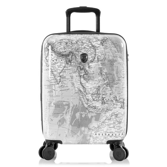 Heys Black Camo 4 roulettes Trolley de cabine S 53 cm avec soufflet d'extension