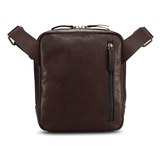 Jost Glasgow Sac à bandoulière XS Protection RFID Cuir véritable 20 cm