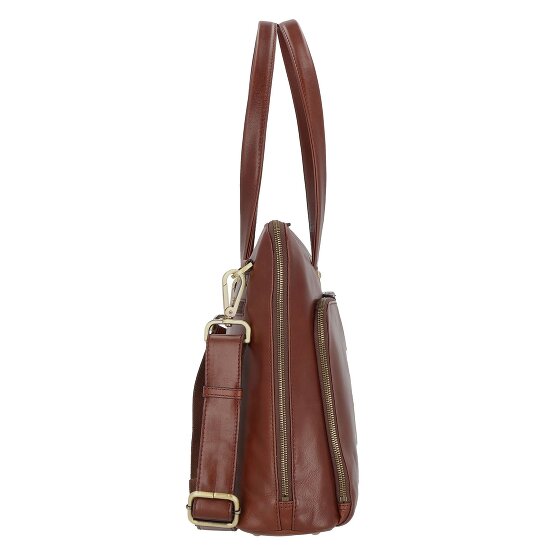 Leonhard Heyden Cambridge Sac à bandoulière en cuir 41 cm Compartiment pour ordinateur portable