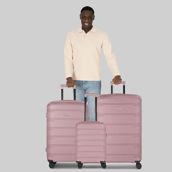 d&n South Dakota 4 roulettes Set de valises 3 pièces avec soufflet d'extension