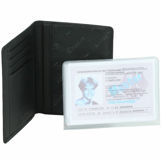 Esquire Étui en cuir pour cartes d'identité Logo 9 cm