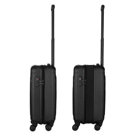 Wenger Oryson 4 roulettes Trolley de cabine S 54 cm avec soufflet d'extension